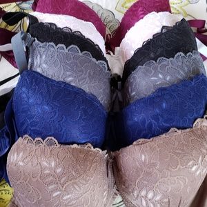 6 pack of bras, 3 new with tags